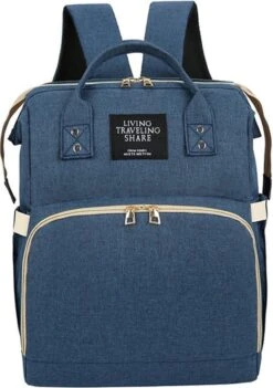 Product Plaza - Luier- En Verzorgingstas - Baby Rug Tas Met Bed - Reis Rugzak - Grote Capaciteit - Jongens En Meisjes - Grijs - Luier Tas - Verzorgingstas Baby - Uitschuifbaar Verschoon/ Slaap Bedje – Multifunctionele Rugzak 0-1 Jaar – -Baby Kinderwagen Serie Winkel 844x1200 4