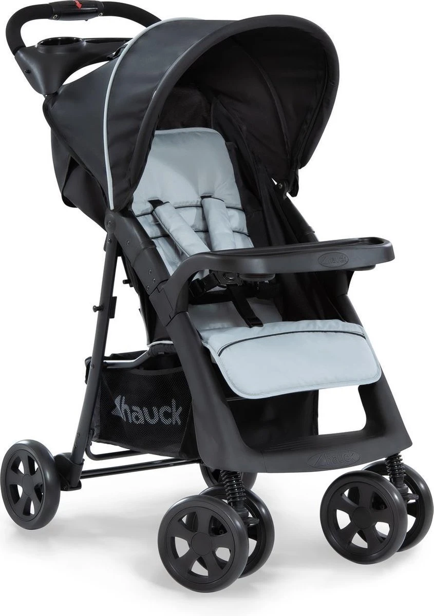 Hauck Shopper Neo II Buggy - Caviar/Silver 1 Hauck Shopper Neo II Buggy - Caviar/Silver
