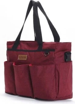 Merkloos Decopatent® Luiertas Schoudertas - Baby Verzorgingstas - Incl Verschoningsmatje & Flessenhouder - Vakken - Jongens/Meisjes - Grijs -Baby Kinderwagen Serie Winkel 869x1200 5