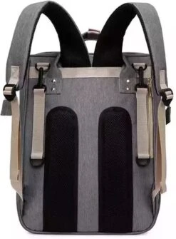 Luier- En Verzorgingstas - Luiertassen - Baby Rug Tas Met Isoleervak - Incl Flessen Verwarmer - Luiertas - Unisex/Jongens/Meisjes - Grijs - Luier Tas - Verzorgingstas Baby - Uitschuifbaar Verschoon/ Slaap Bedje - Incl Matrasje Baby - USB Poort -Baby Kinderwagen Serie Winkel 885x1200 2