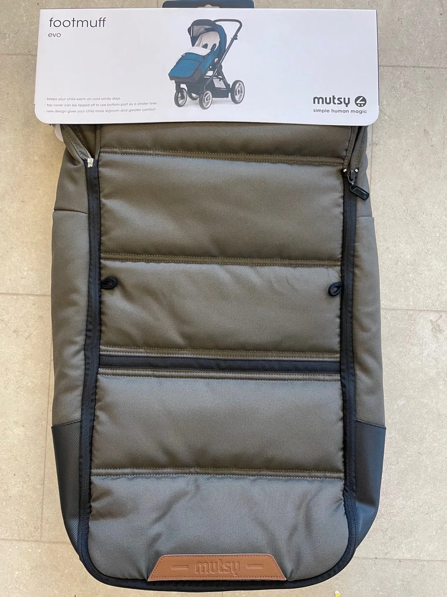 Merkloos Footmuff-EVO-Voetenzak-Olive-Green 1 Merkloos Footmuff-EVO-Voetenzak-Olive-Green