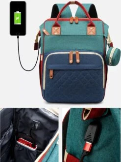 Luiertas - Rugzak - Baby - Kind - Mama - Papa - Slapen - Blauw - Relaxen -Baby Kinderwagen Serie Winkel 901x1200 5