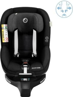 Maxi-Cosi Mica Pro Eco I-Size Autostoeltje - 360° Draaibaar - Gerecyclede Stoffen - Authentic Black - Vanaf De Geboorte Tot Ca. 4 Jaar -Baby Kinderwagen Serie Winkel 907x1200