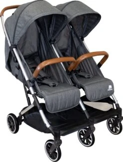 Deryan Luxe Rolo X2 Dubbele Buggy - Duo Buggy - Grijs -Baby Kinderwagen Serie Winkel 912x1200 6