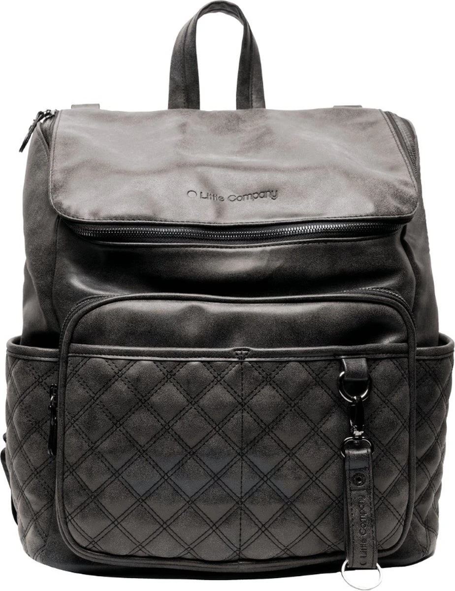 Little Company Lisbon Quilted Luiertas - Zwart 1 Little Company Lisbon Quilted Luiertas - Zwart