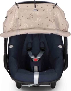 Dooky Universal Cover Zonnescherm Kinderwagen - Romantic Leaves Beige -Baby Kinderwagen Serie Winkel 934x1200 3
