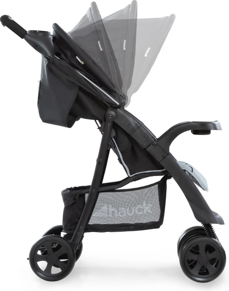 Hauck Shopper Neo II Buggy - Caviar/Silver 2 Hauck Shopper Neo II Buggy - Caviar/Silver - Afbeelding 2