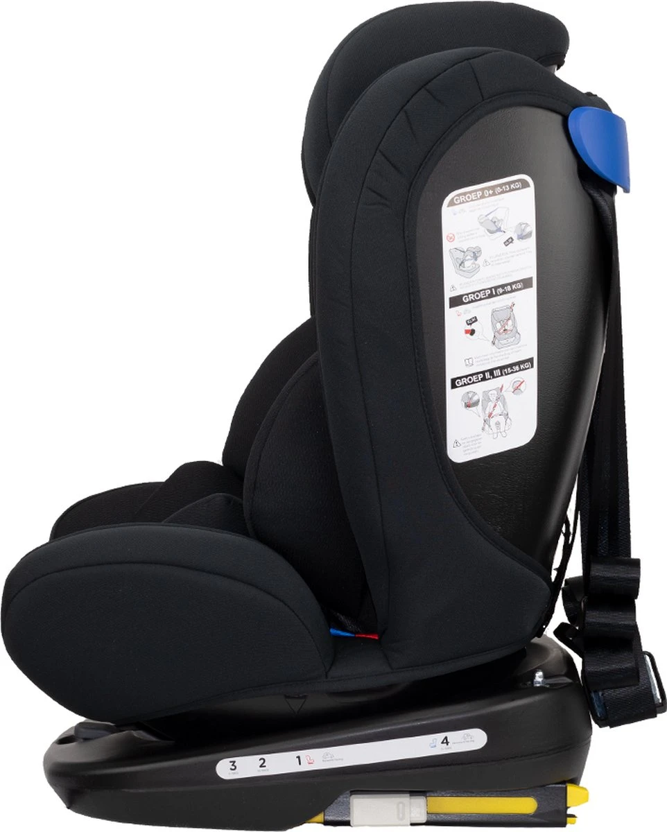 Autostoel Novi Baby® Goliath Premium 0-1-2-3 Isofix Rotation All Black 8 Autostoel Novi Baby® Goliath Premium 0-1-2-3 Isofix Rotation All Black - Afbeelding 8